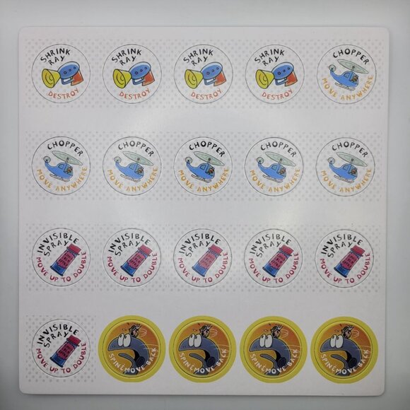 Dog Man Attack Of The Fleas Replacement Pieces Tool Tokens Circle Shrink Move - Picture 9 of 10